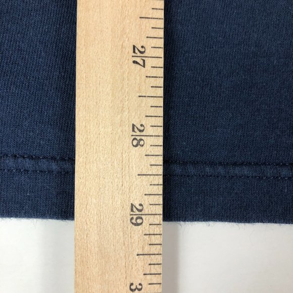 Vintage Denver Broncos Shirt Men's Medium Logo 7 Blue Short Sleeve Made USA 1997 - Picture 9 of 10